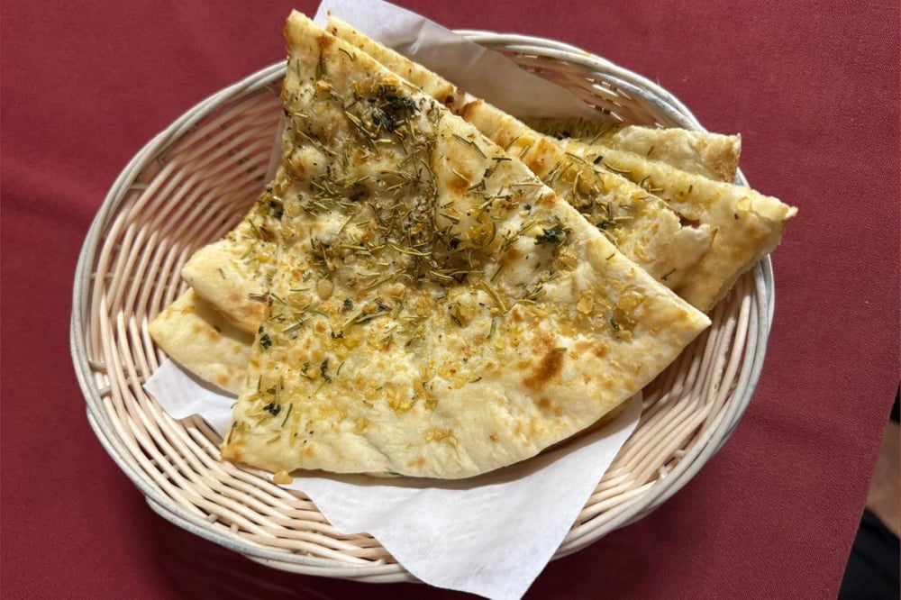 Garlic Rosemary Naan