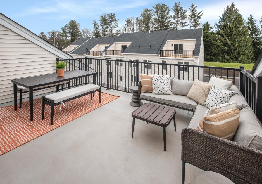 Rooftop terraces available on select home designs