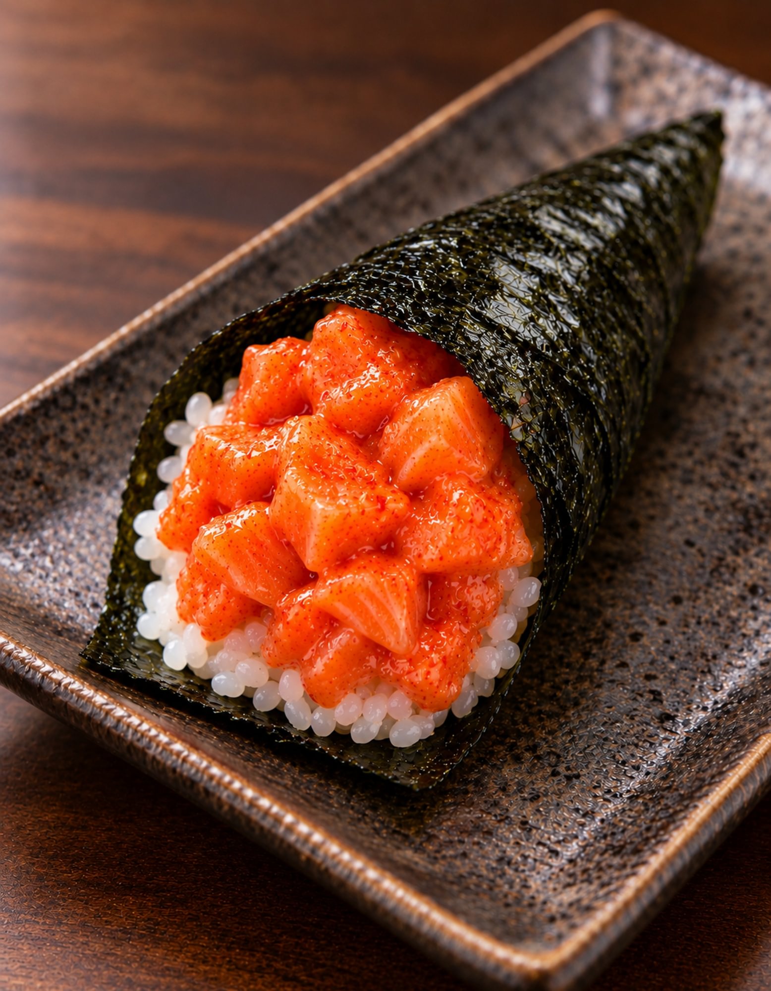 Spicy Salmon Hand Roll