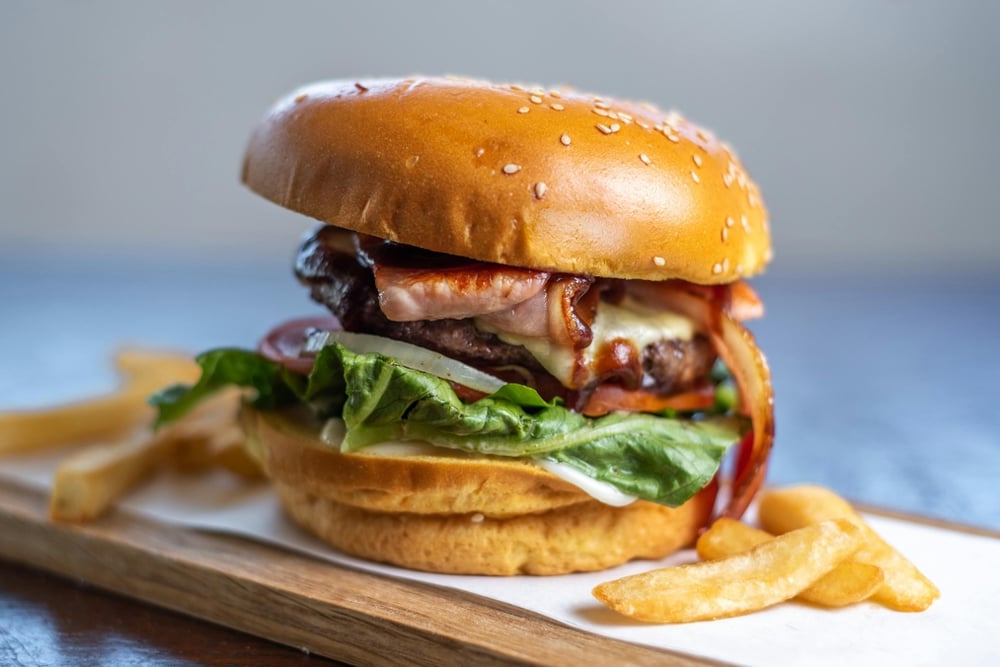 Boom Boom Bacon Cheese Burger