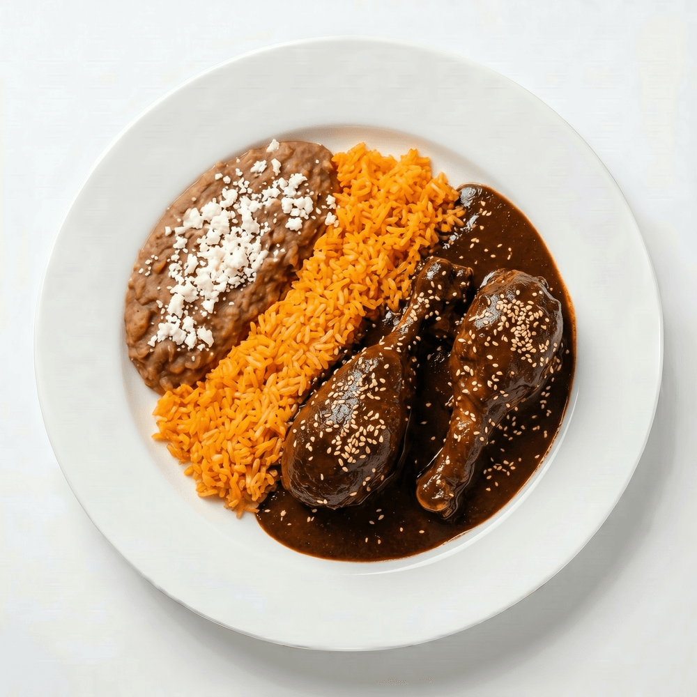 Platillo de Mole con Pollo