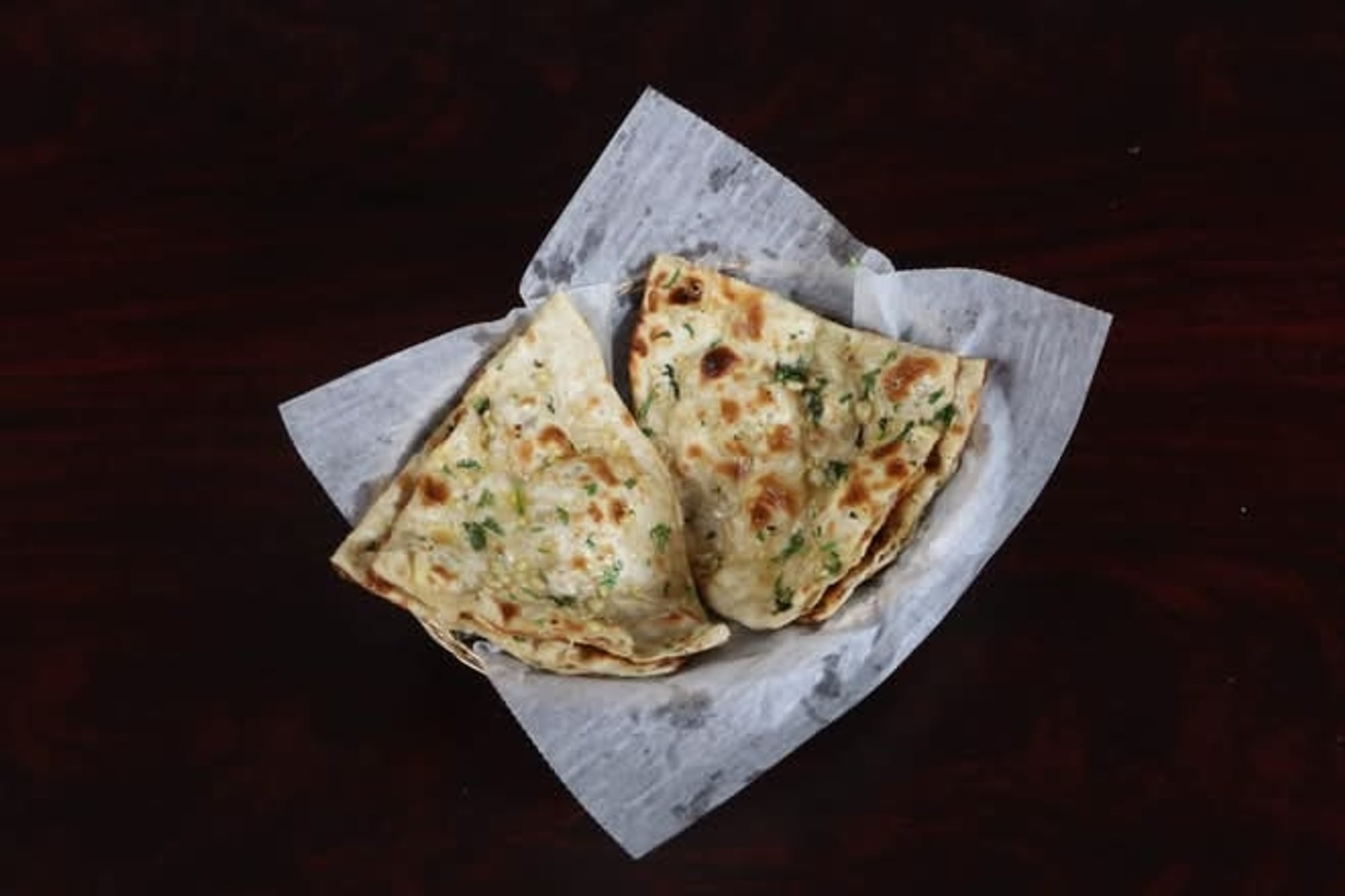 Basil Garlic Naan