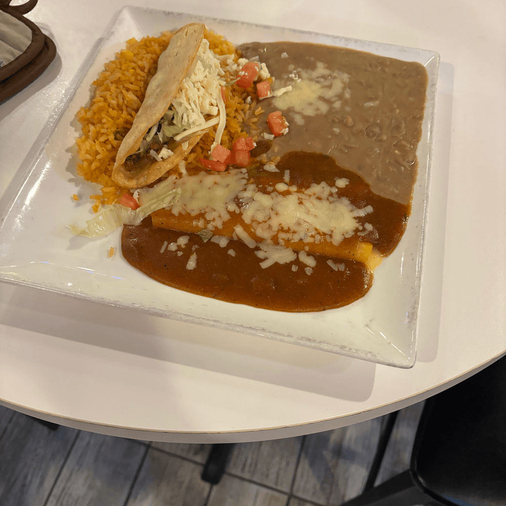 A. One Beef Taco & One Cheese Enchilada Combo