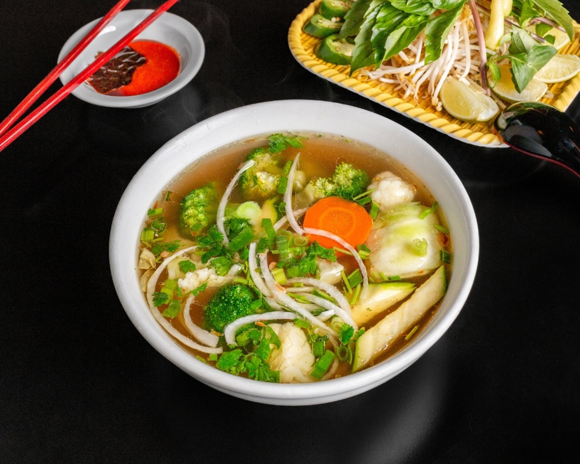 P11. Vegetables Tofu with Fried Onion - Chay (M)