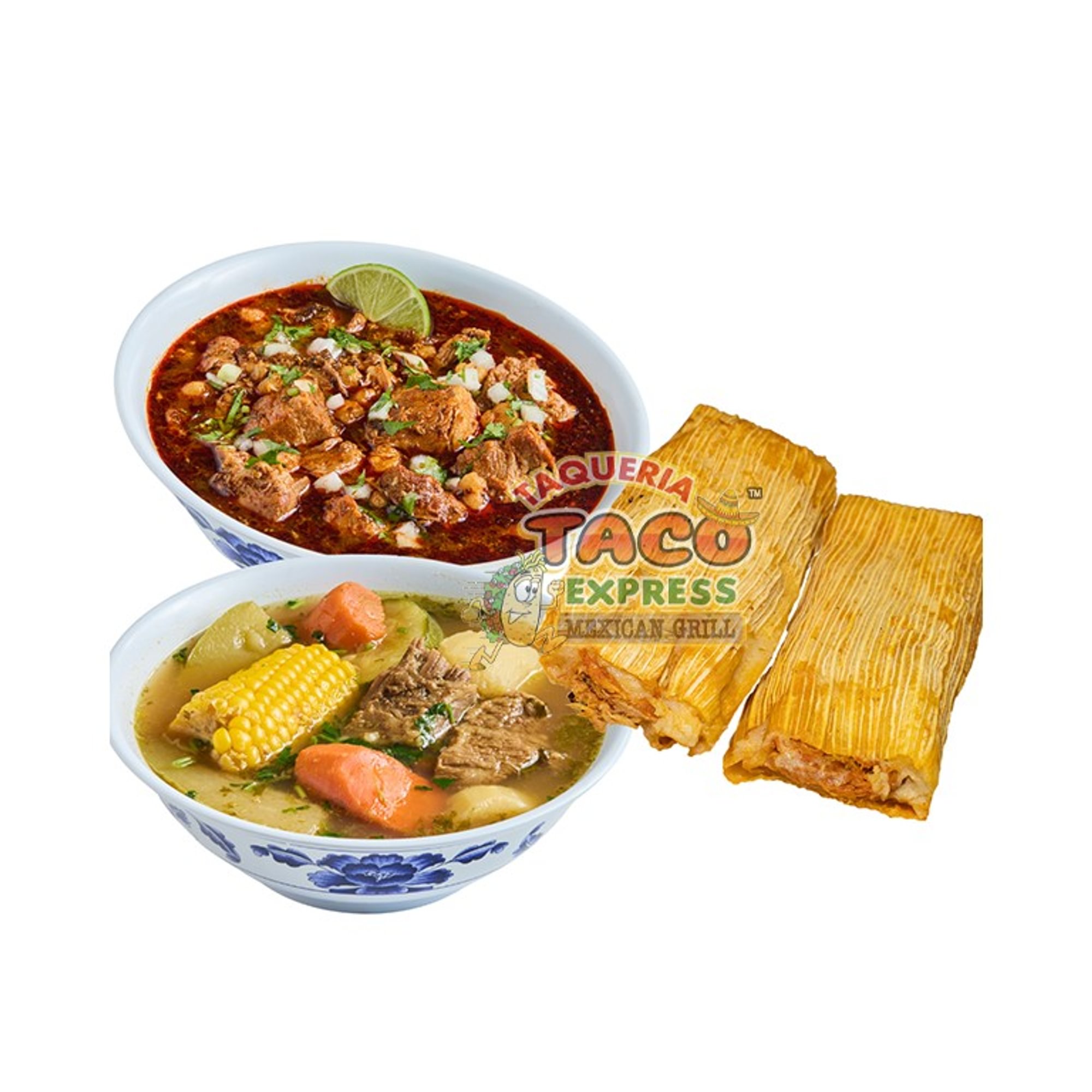 Soup of the Day + 2 Tamales