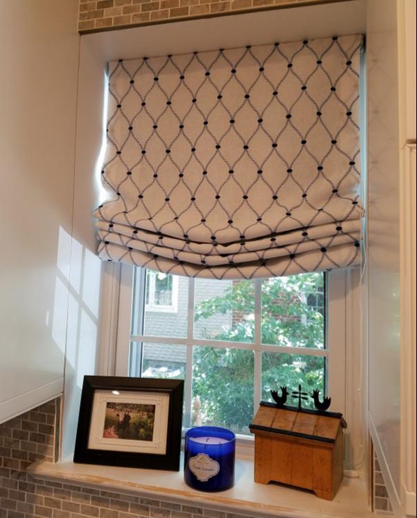 Decorate your kitchen with a stunning Roman Shade by Budget Blinds of Arlington & Alexandria. They help to put a decorative twist on basic, boring home interior deÌcor.  BudgetBlindsArlingtonAlexandria  RomanShades  ShadesOfBeauty  FreeConsultation  WindowWednesday