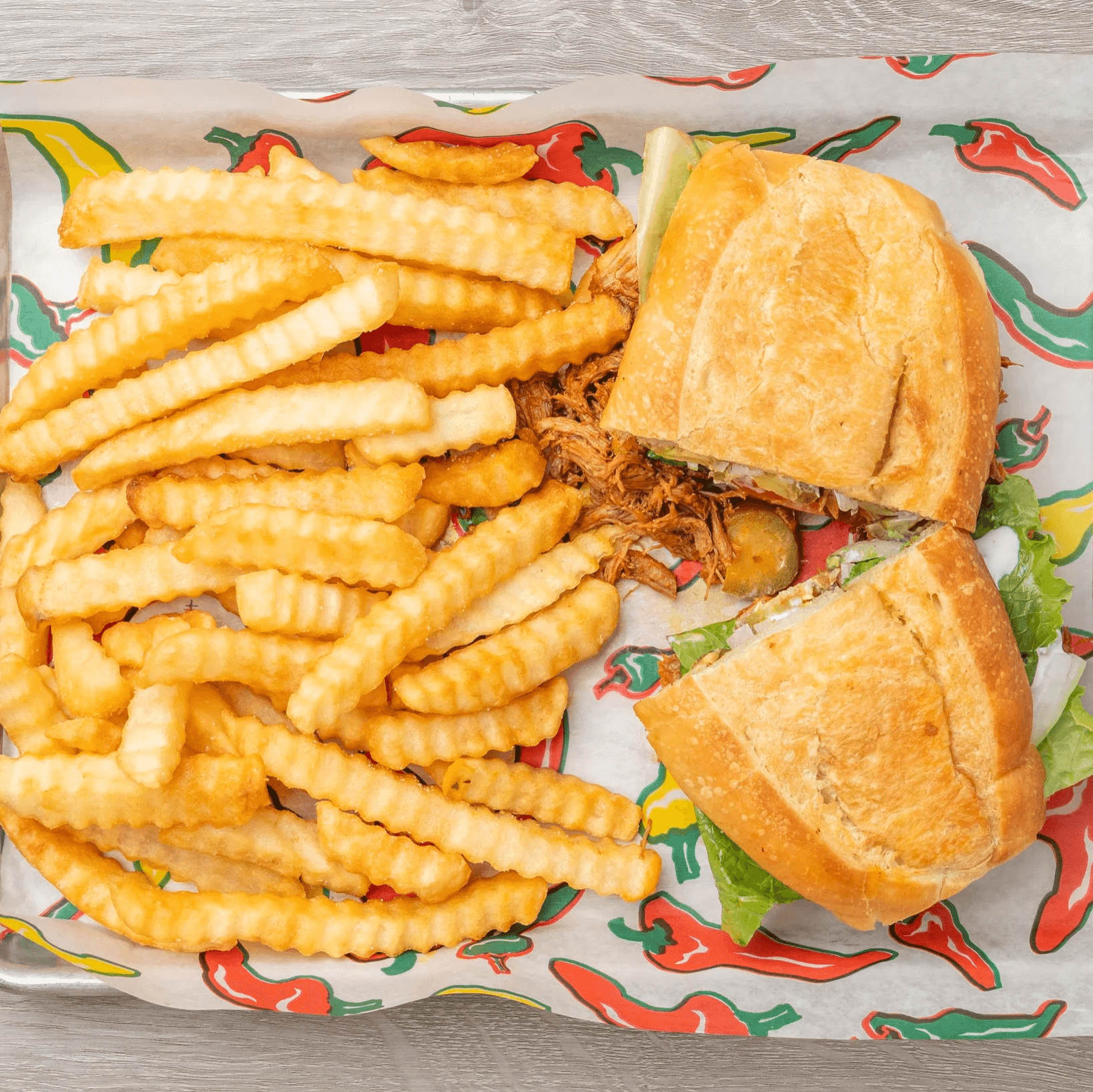 Torta Combo with Fries