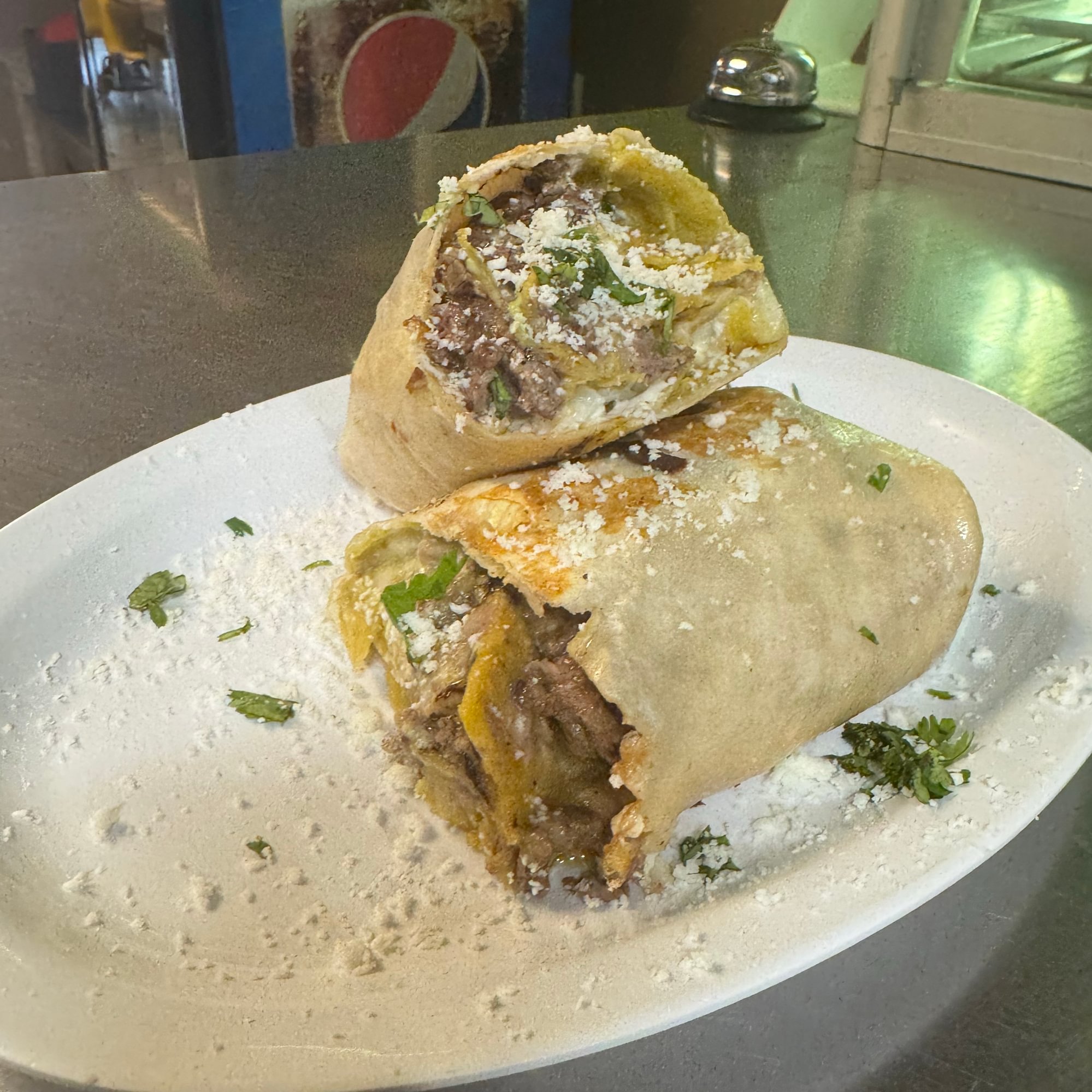 Chilaquiles burrito