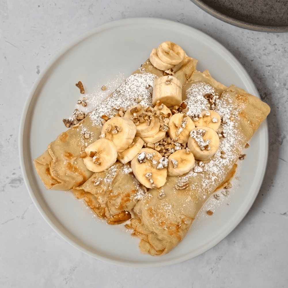 Banana Pecan Crepe