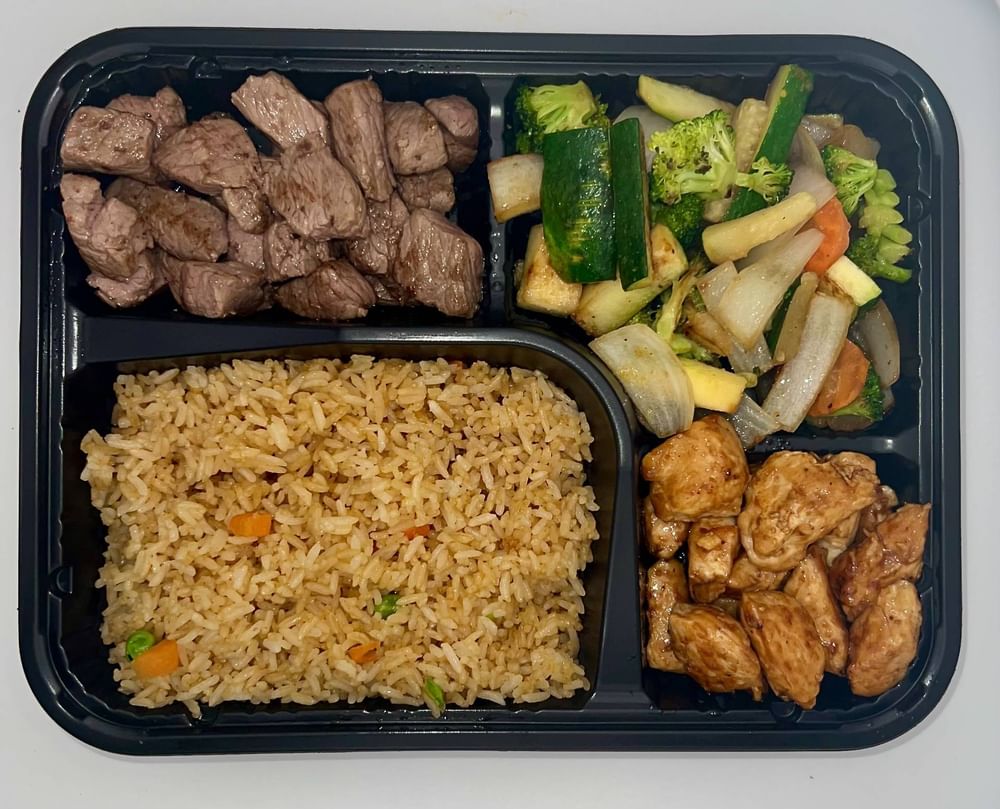 HL8. Steak & Chicken Hibachi Lunch