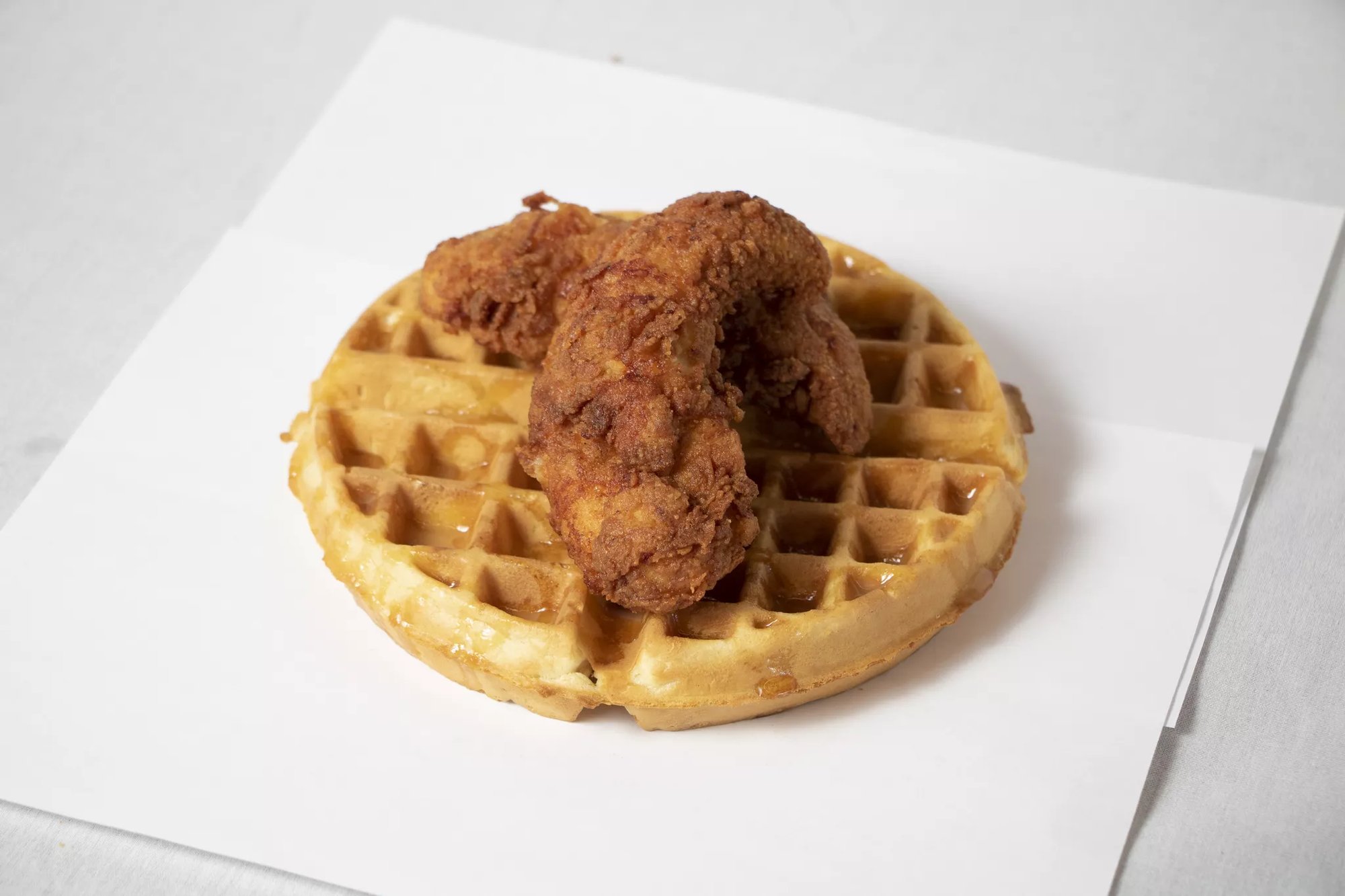 4 Tenders & 2 Waffles