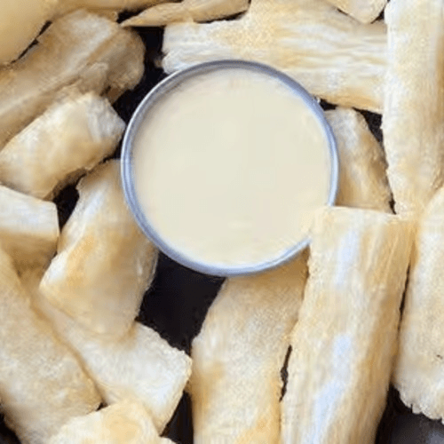Yuca a La Huancaína