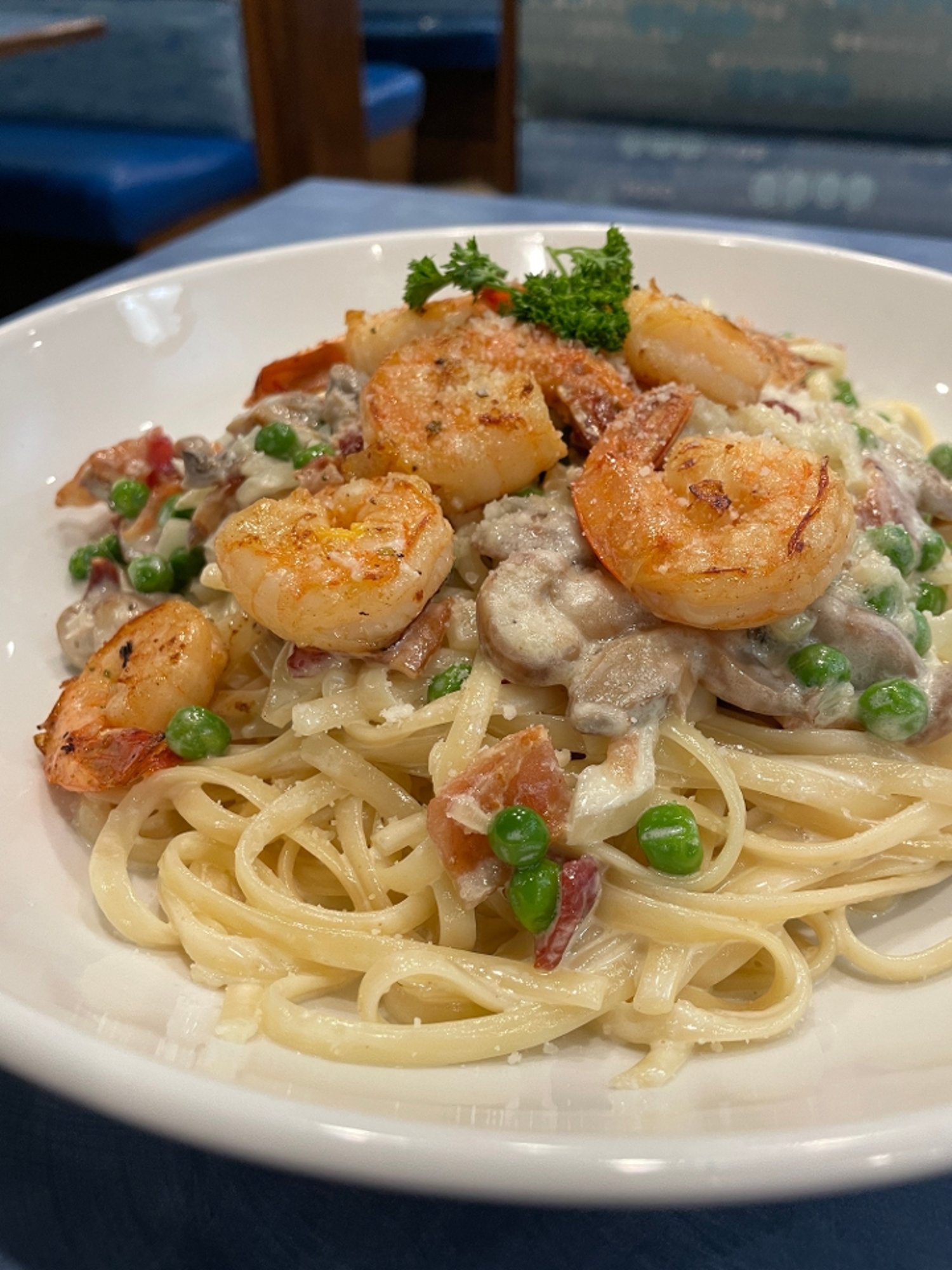 Shrimp Carbonara