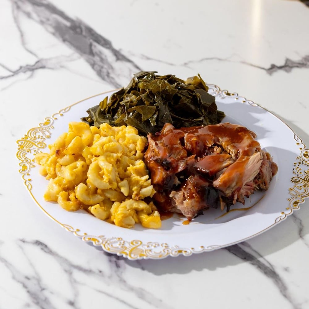 Pulled Pork Platter with Two Sides