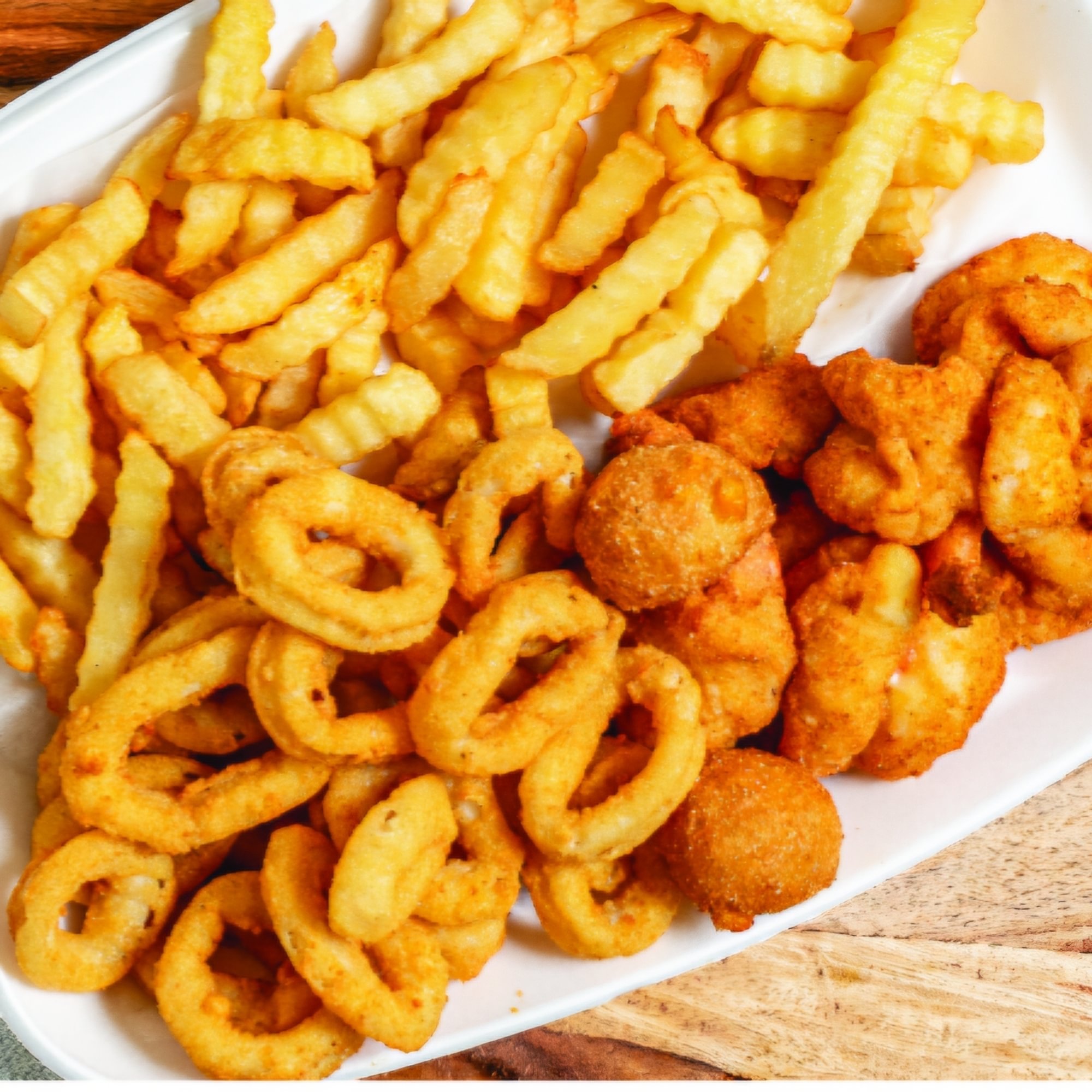 #19 Shrimp & Calamari Dinner