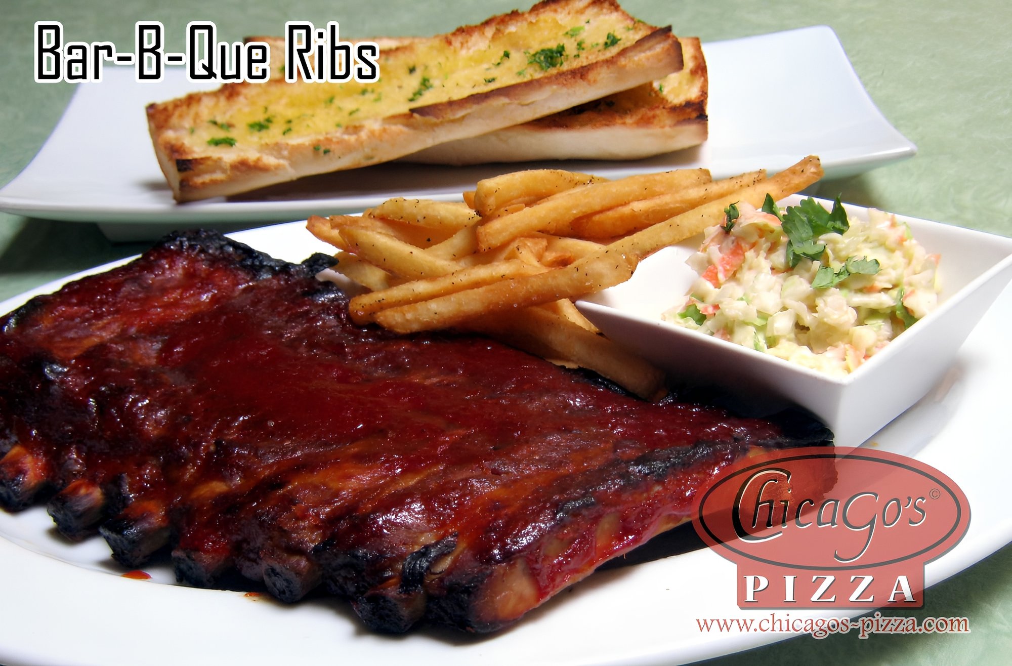 1/2 Slab BBQ Baby Back Ribs
