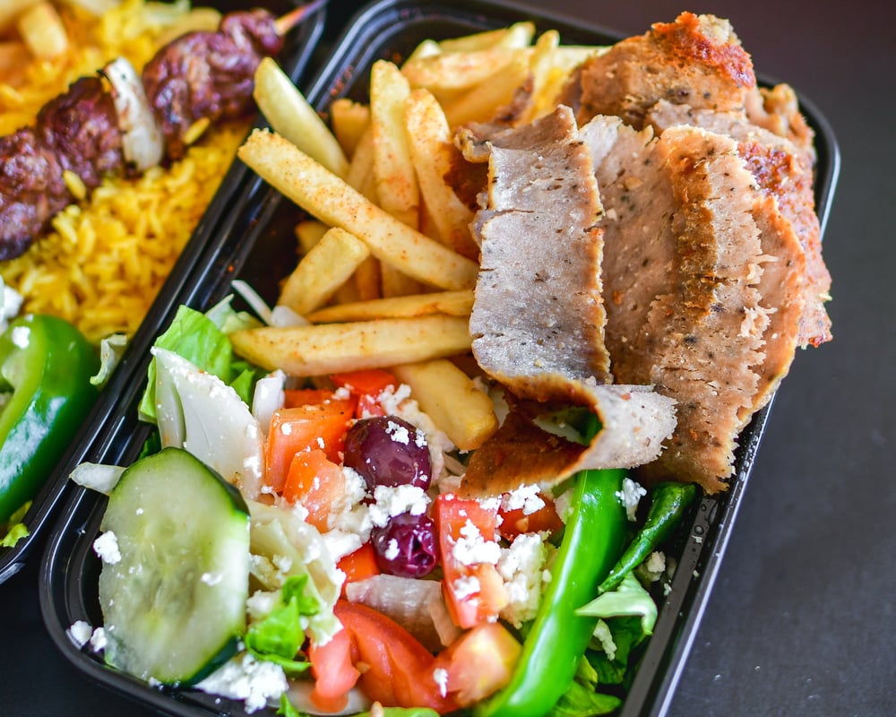 Gyro Plate Lunch Box