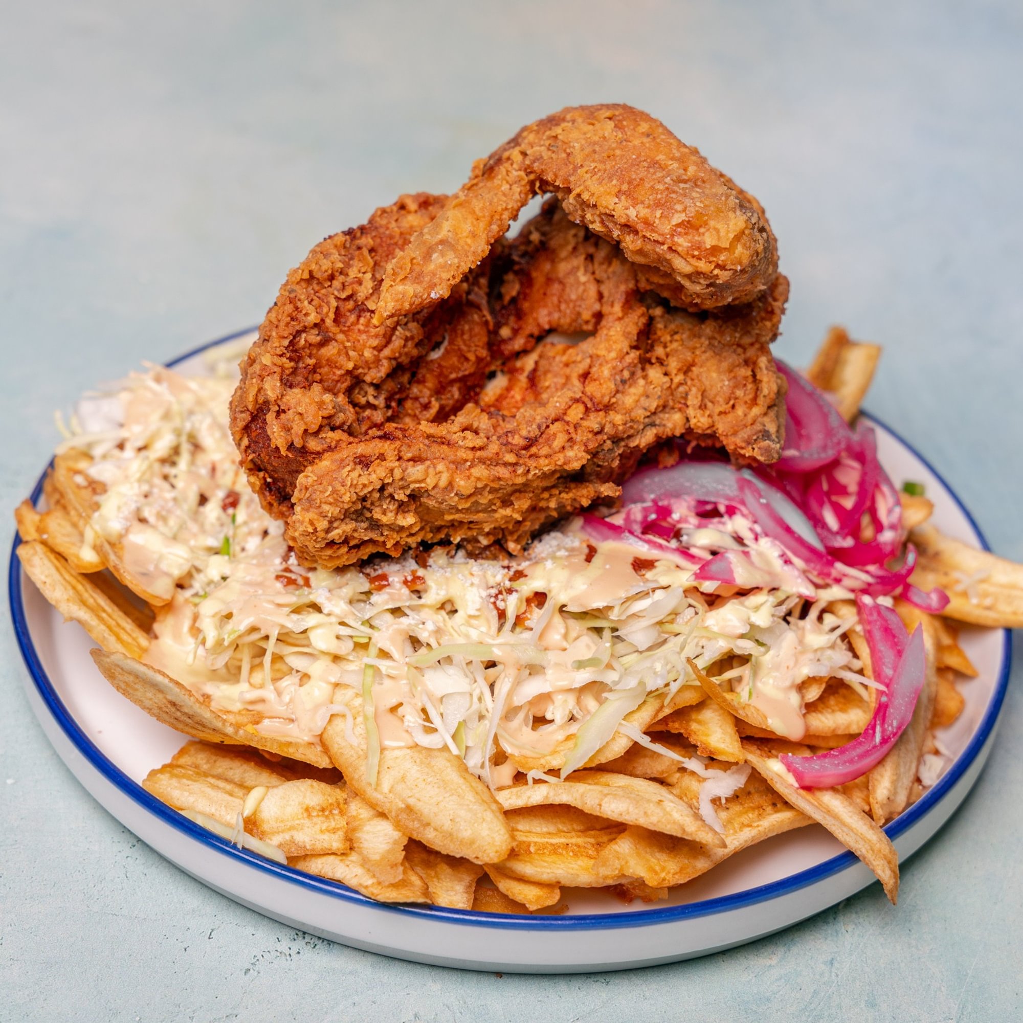 Pollo Chuco (Fried Chicken with Green Plantains)