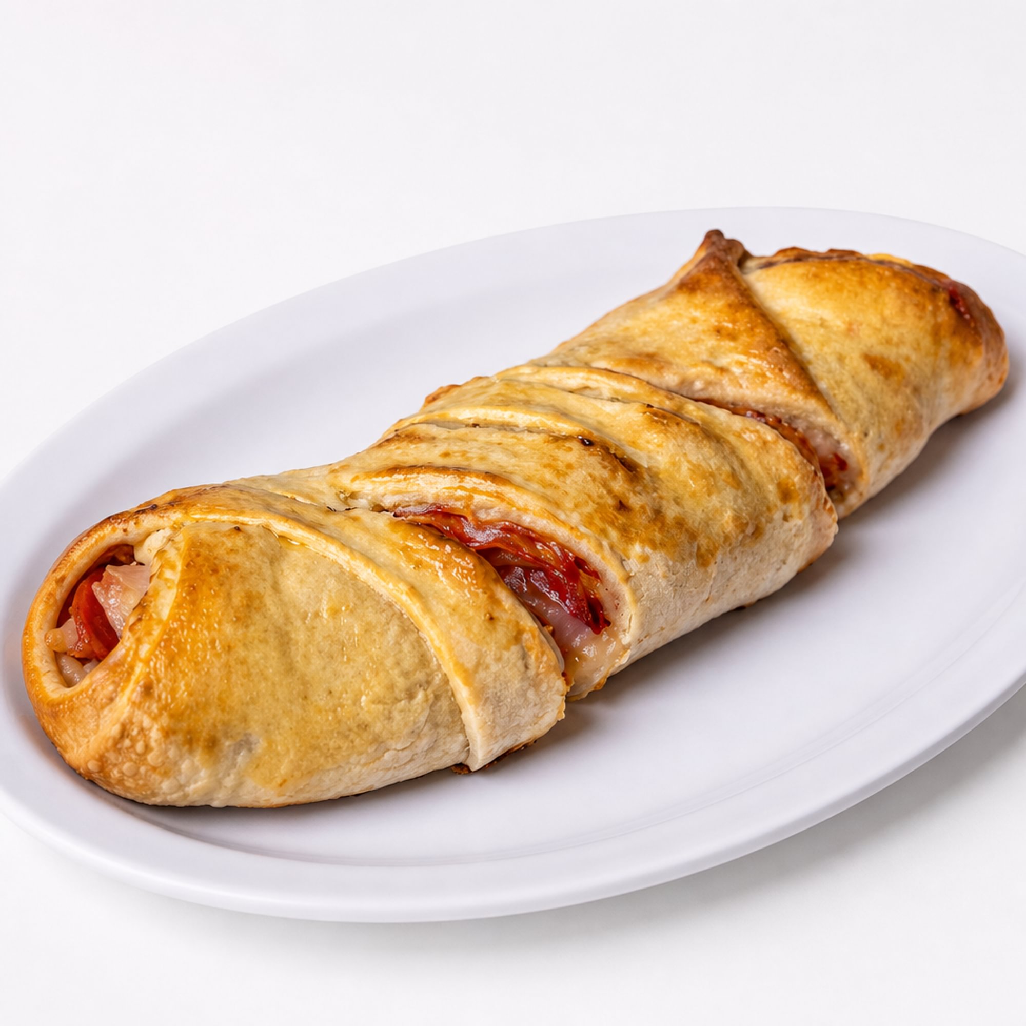 Stromboli- Sausage, Peppers & Onions