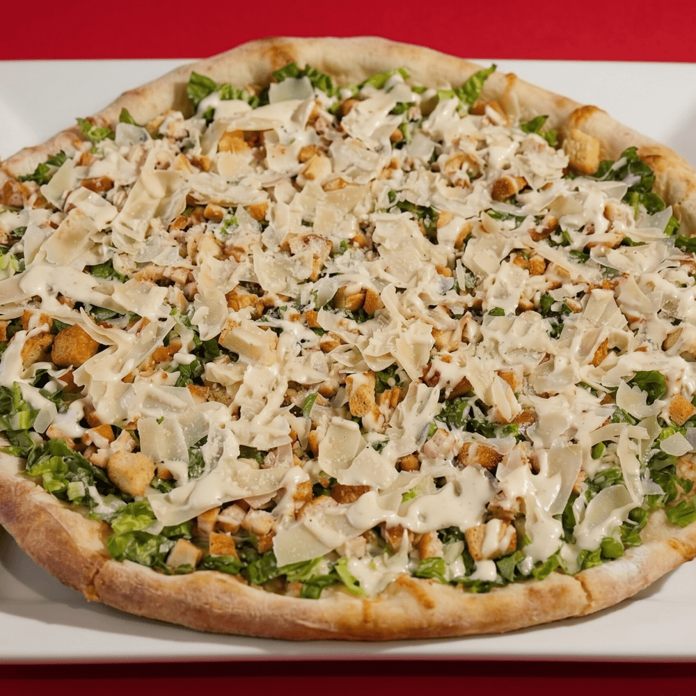 Chicken Caesar Salad Pizza