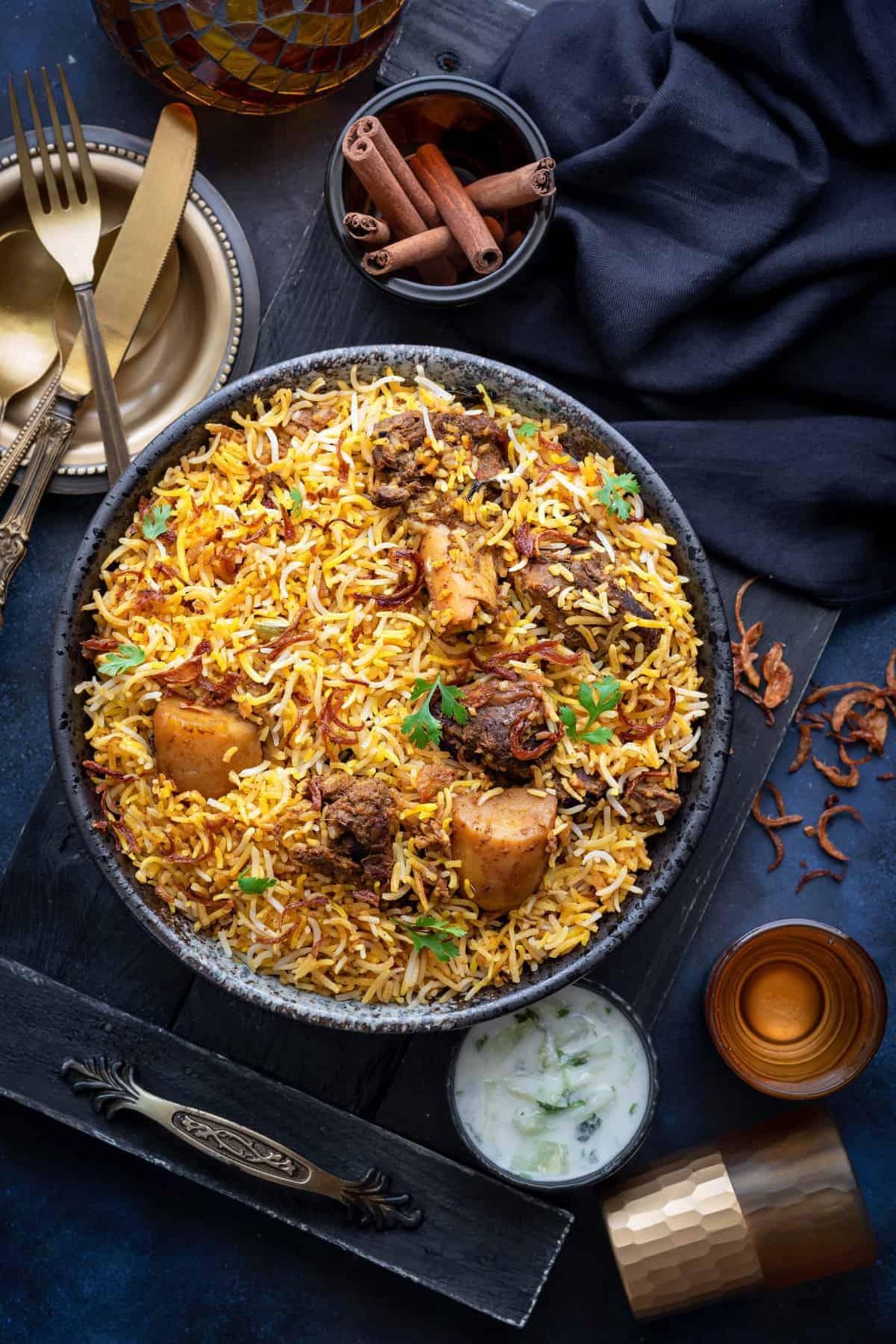 Family Goat Biryani