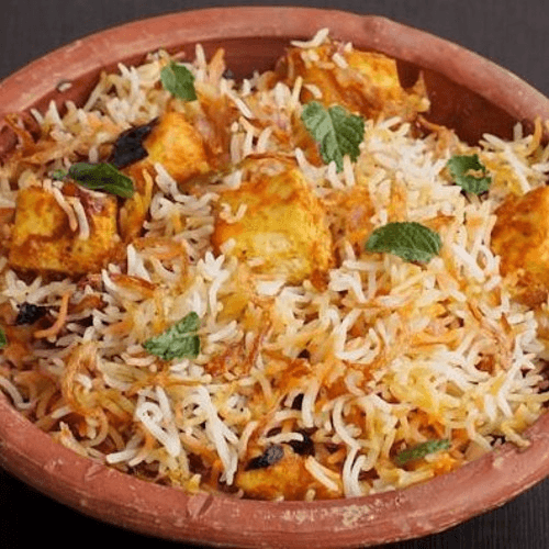 Chennai Chilli Paneer Biryani