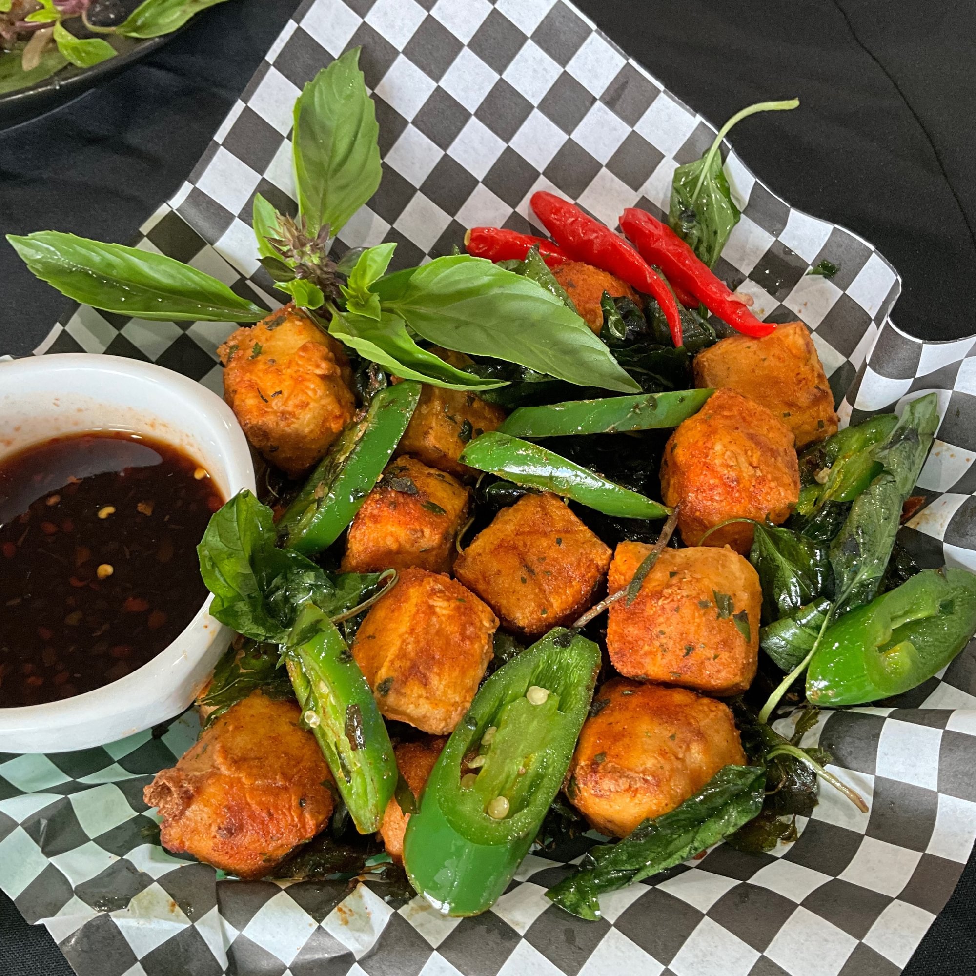 Đậu Hủ Chiên Lá Quế