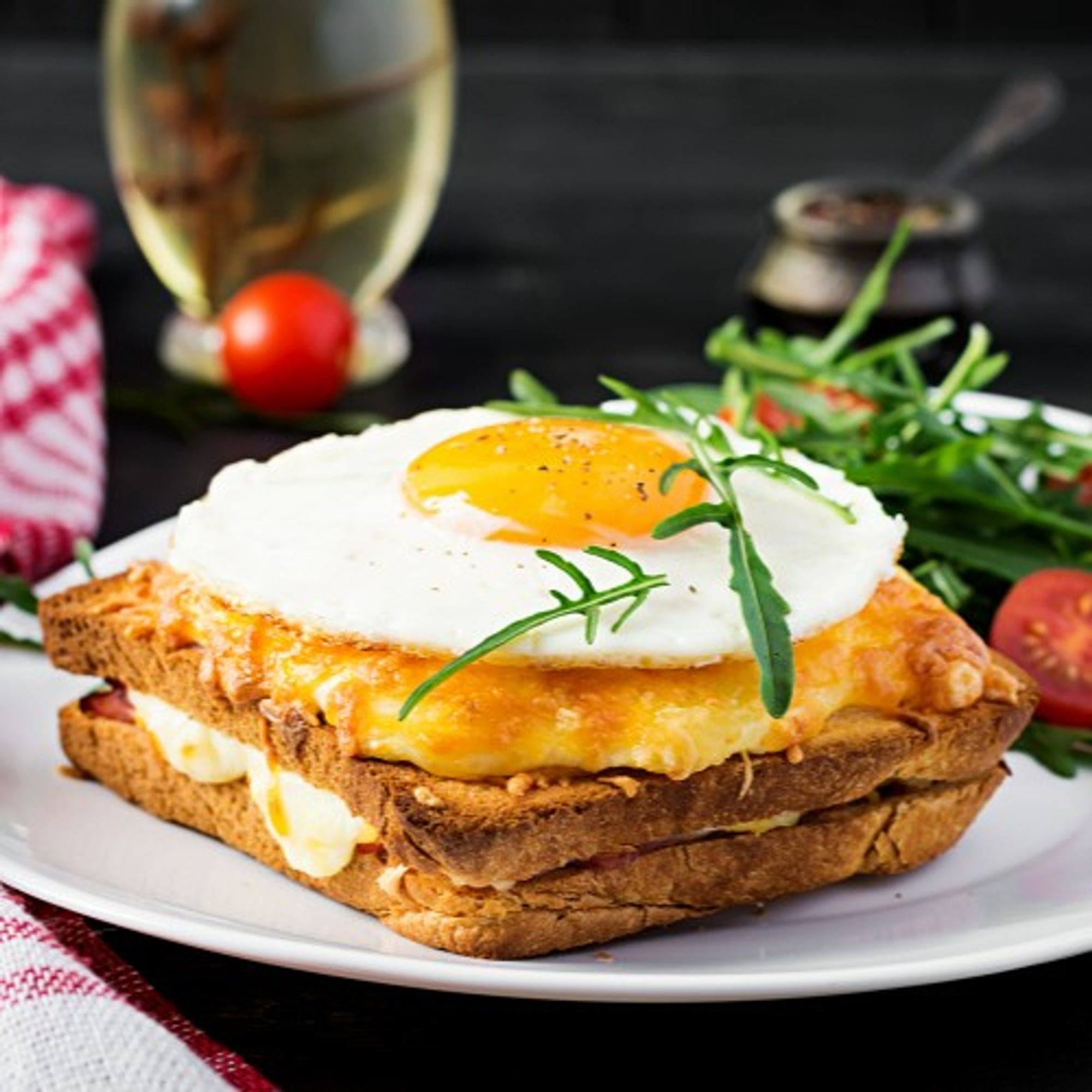 Croque Madame Sandwich