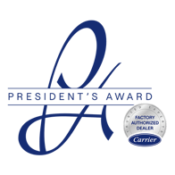 Carrier President's Award Logo