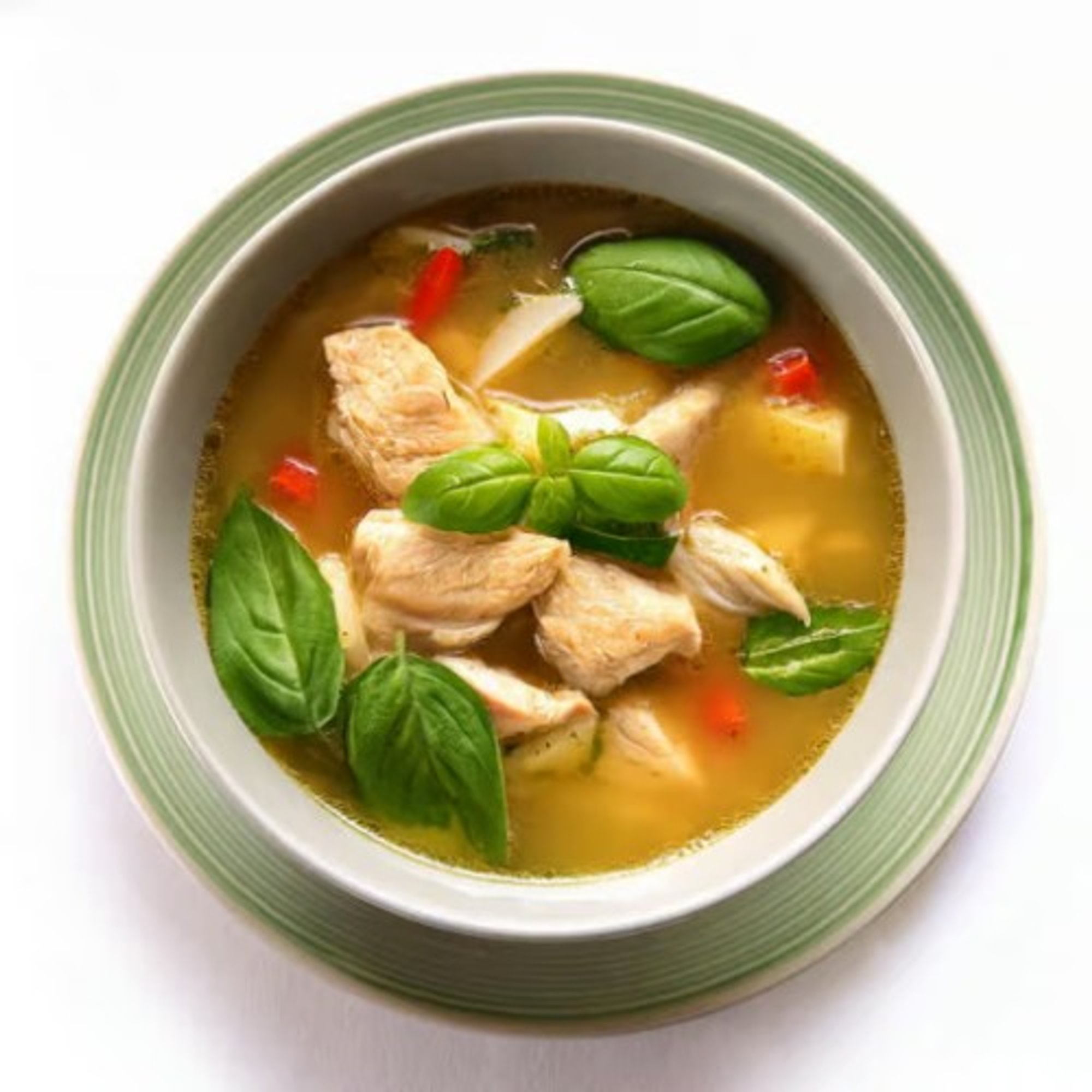 Chicken Basil Soup