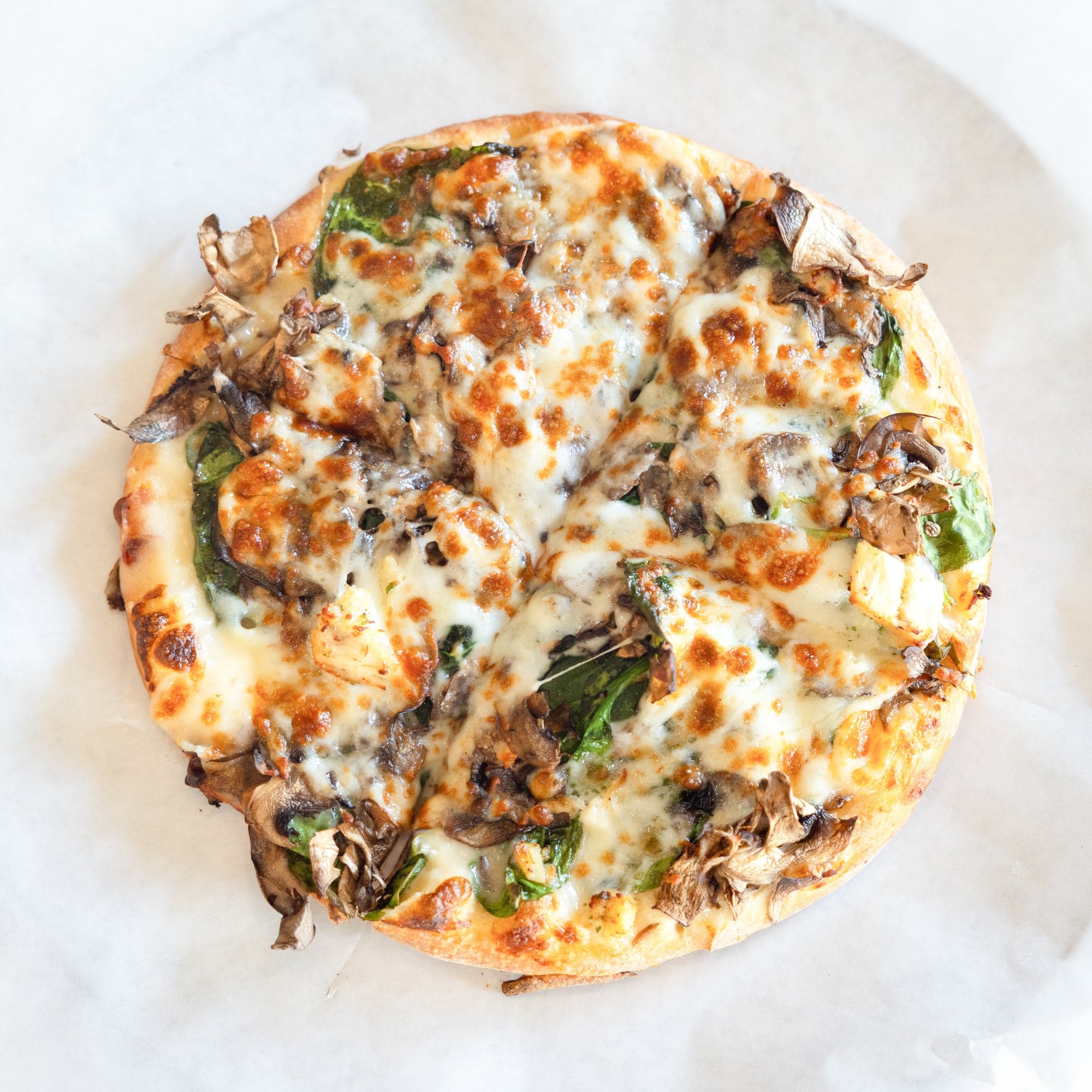 Chicken Alfredo Pizza