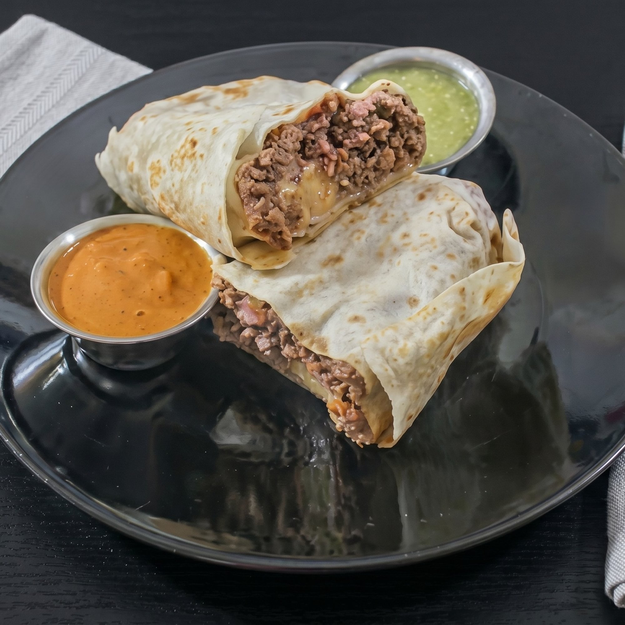 Ground Beef Burrito