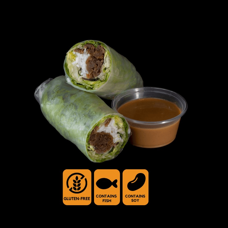 All Natural Lemongrass Pork Spring Rolls