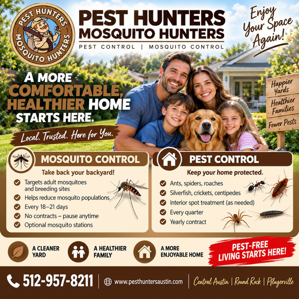 Mosquito Hunters of Central Austin - Round Rock - Pflugerville