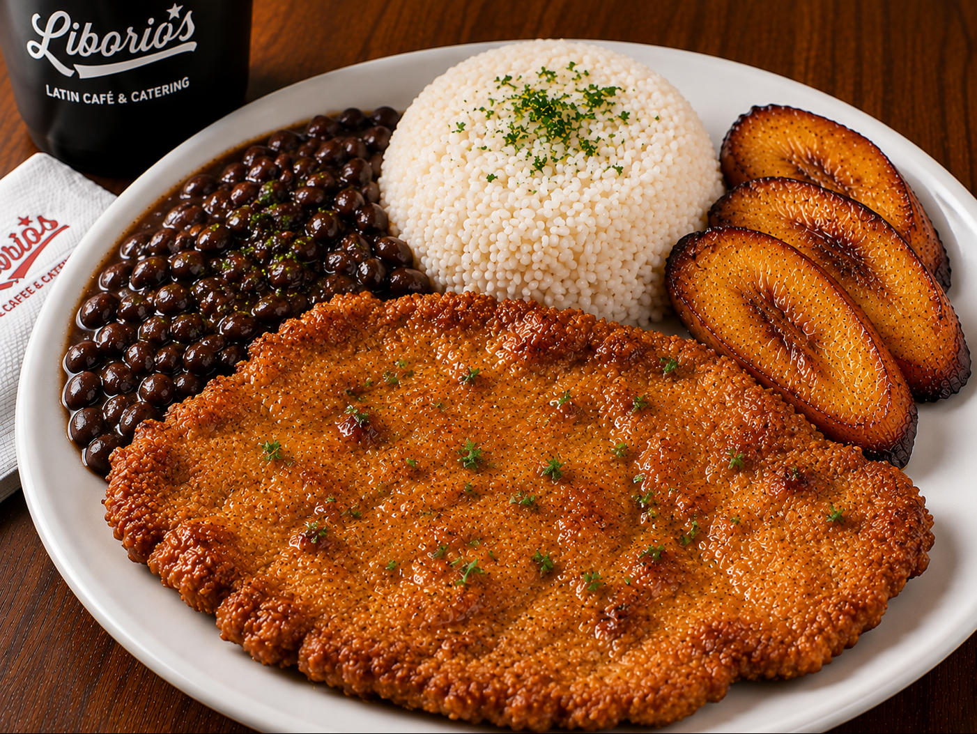 Breaded Steak Large Combo