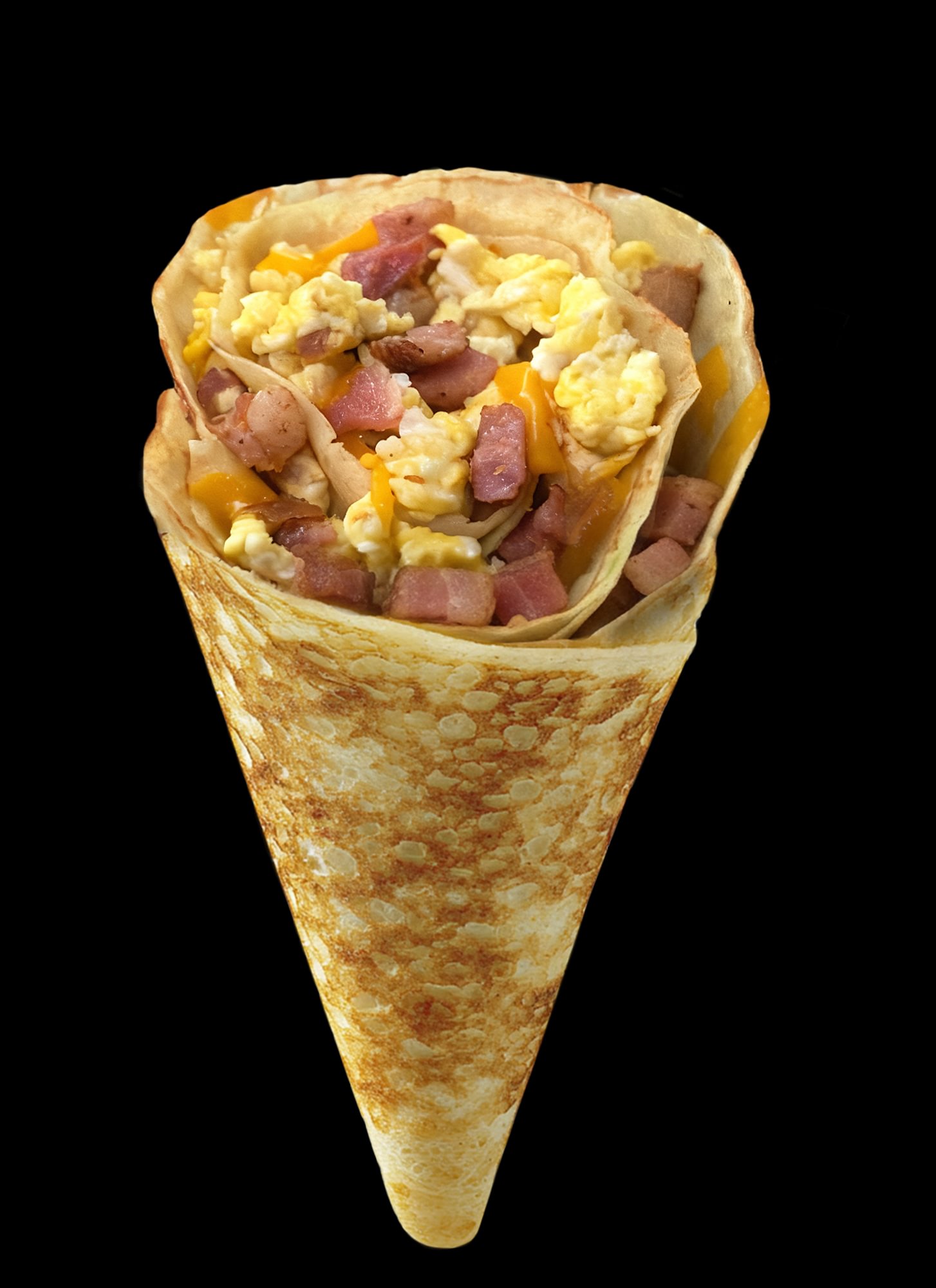 Bacon, Egg & Cheese Crêpe