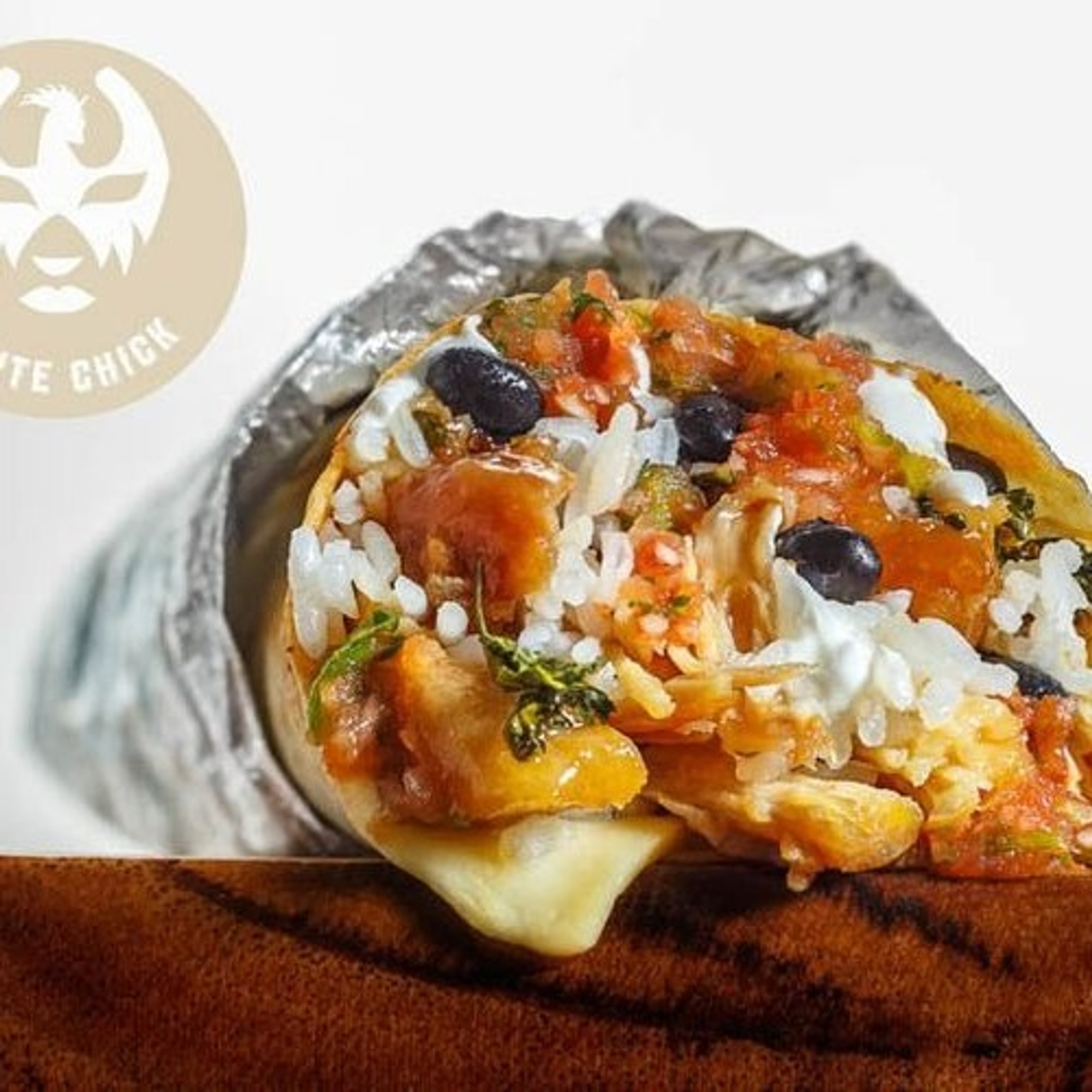 White Chick Burrito