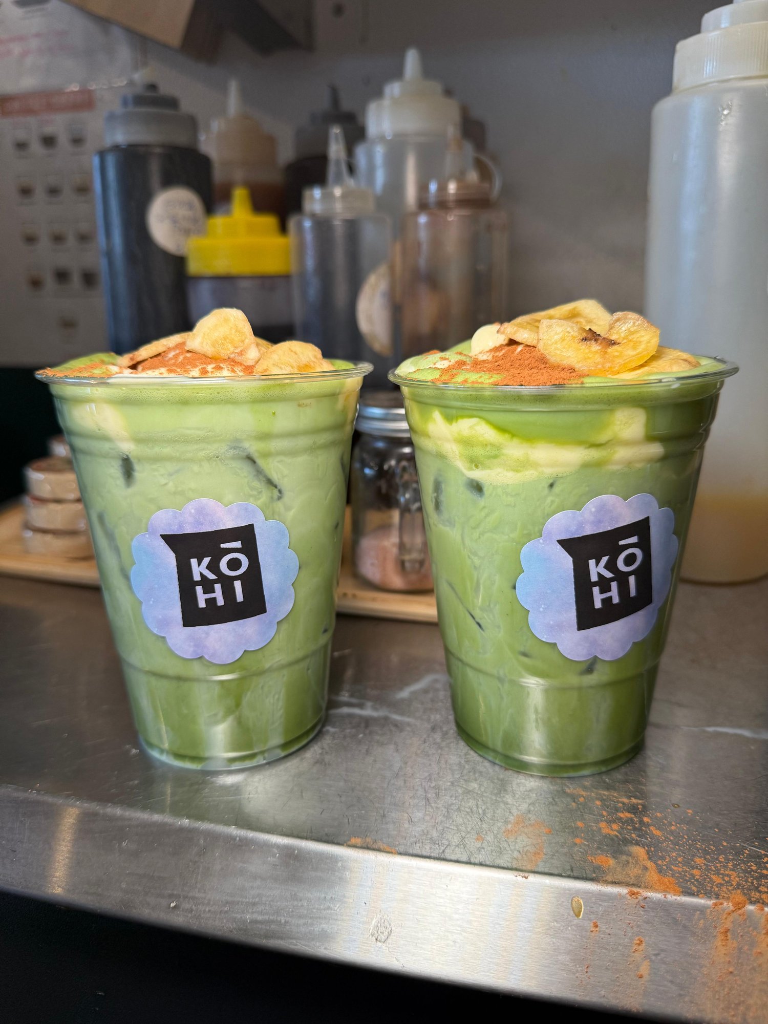 BANANACCINO MATCHA (Milk Substitution not available)