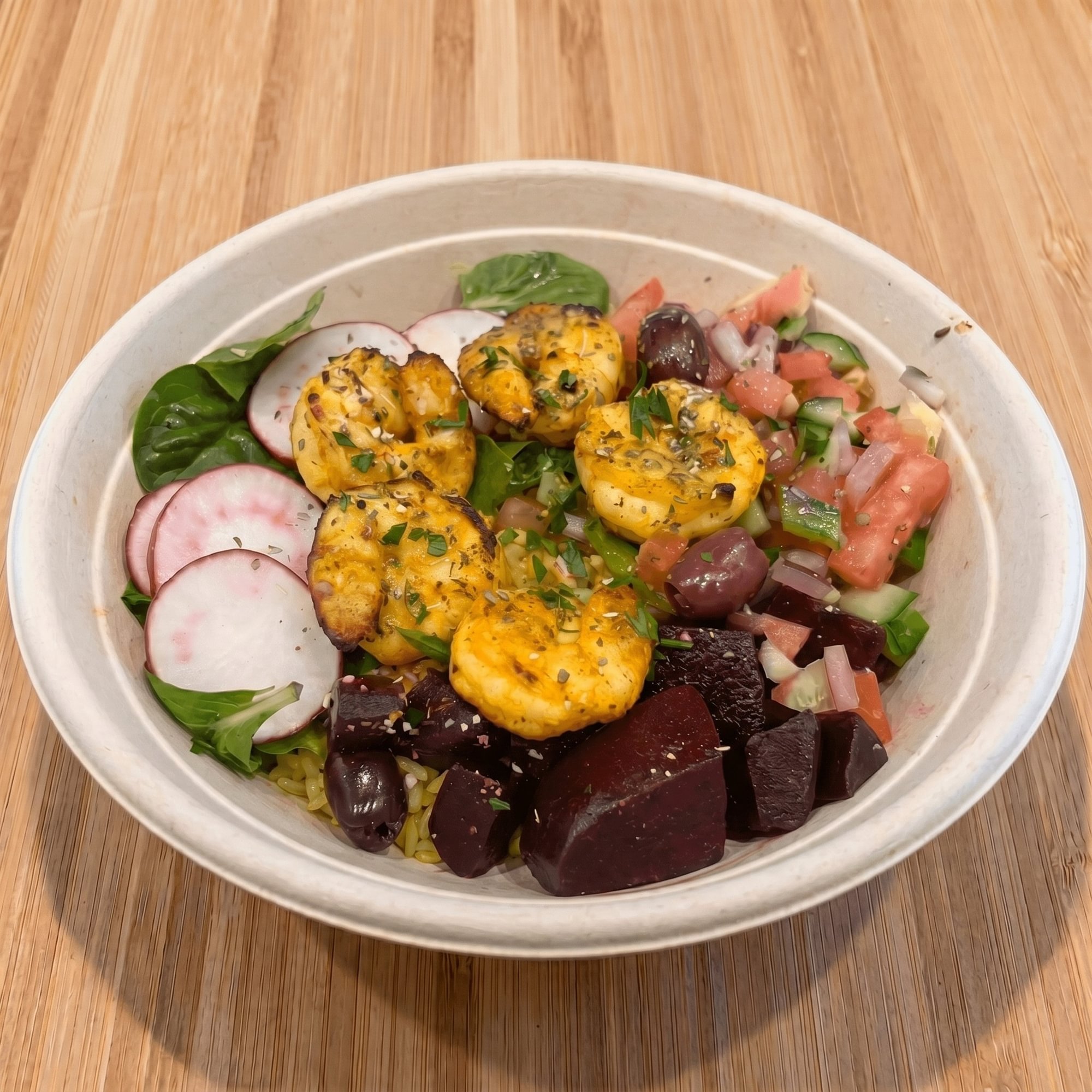 Lemon Shrimp Bowl