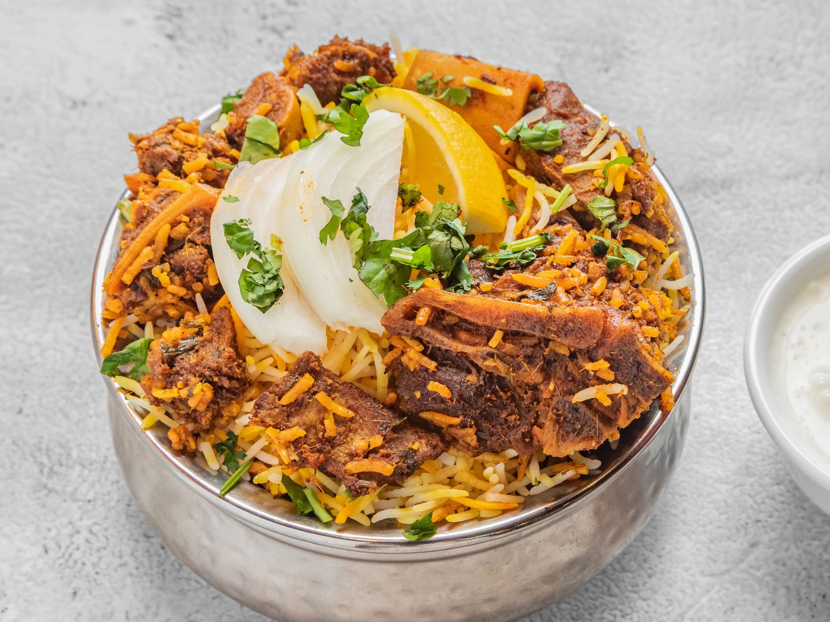 Hyderabadi Goat Dum Biryani