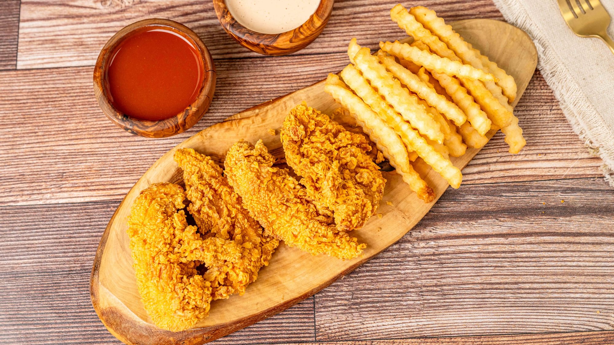 4 Strips Lunch Special