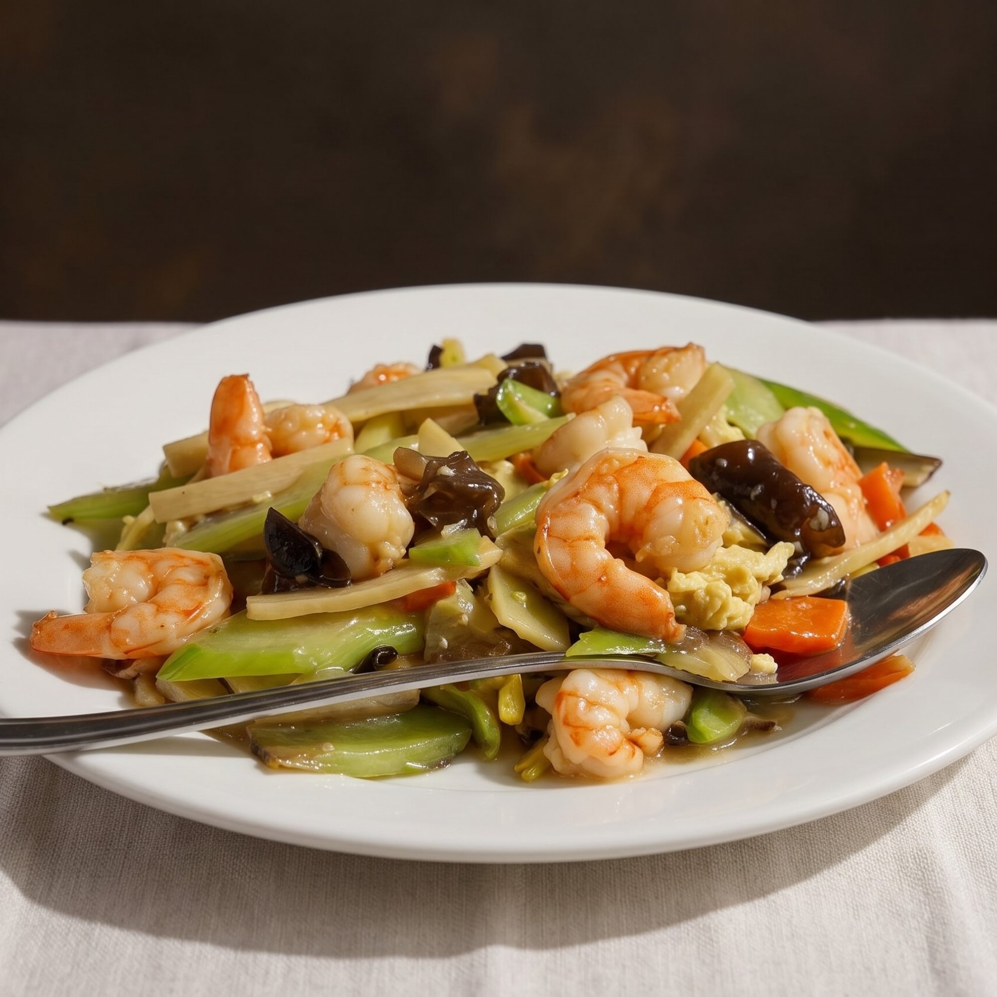 Mu Shu Shrimp / 木须虾
