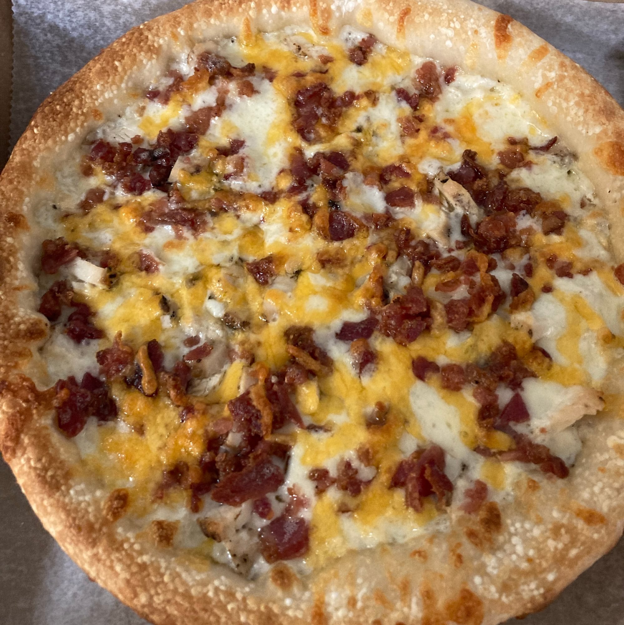 Chicken & Bacon Ranch Pizza