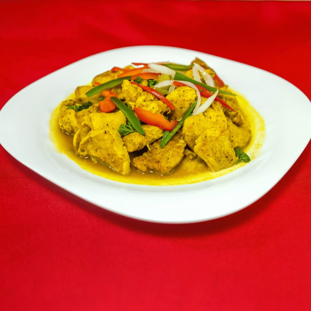 Curry chicken bowl