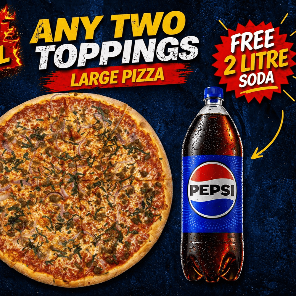 Two Toppings Large - 18"
