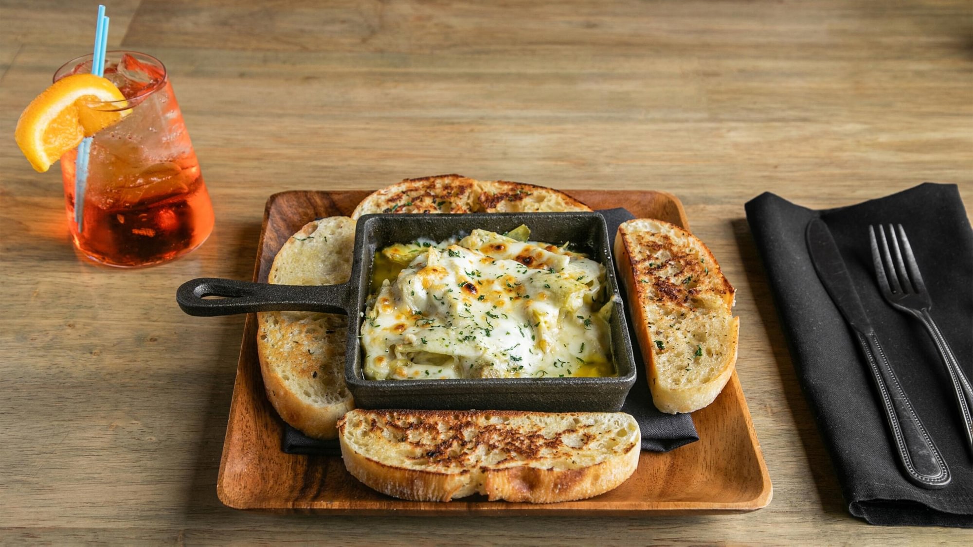 Wood-Fired Artichoke Fontina