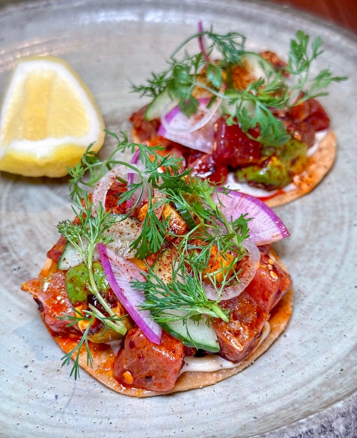 Tuna Tostada