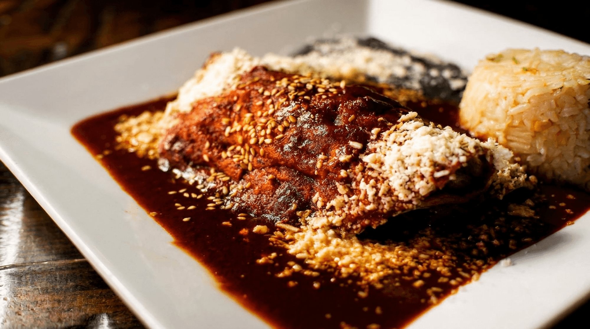 Enchiladas de Mole
