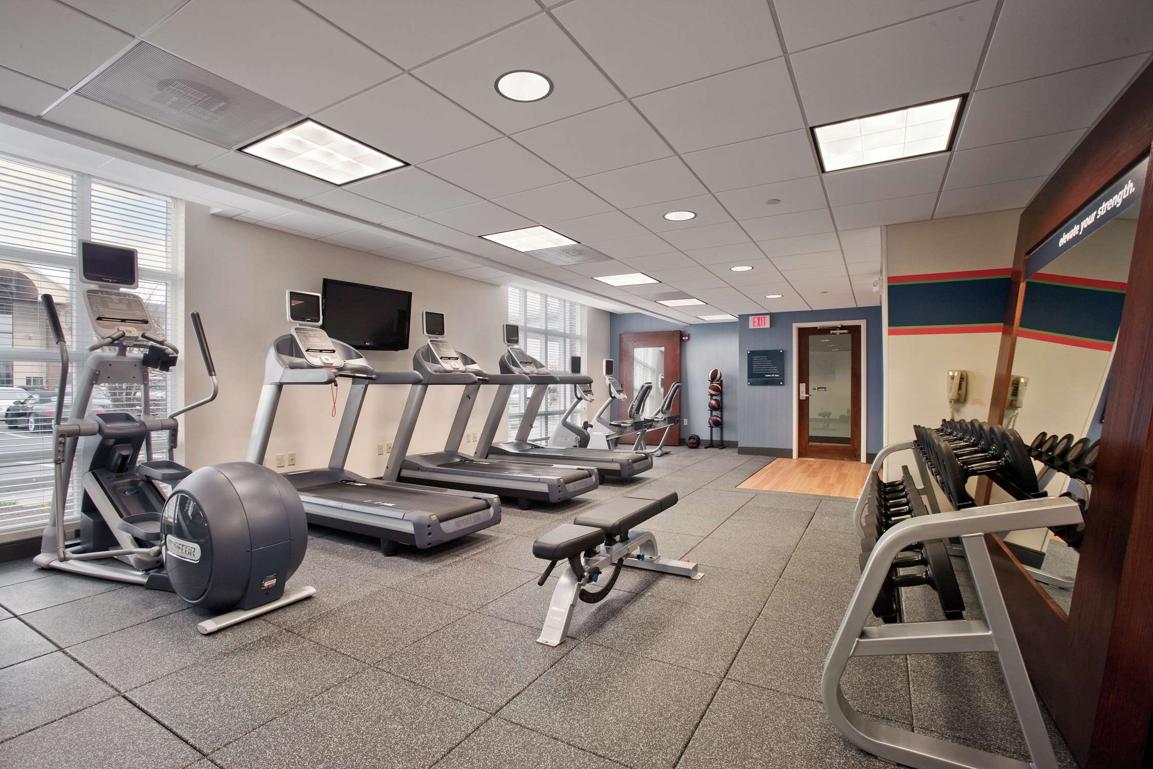 Health club  fitness center  gym