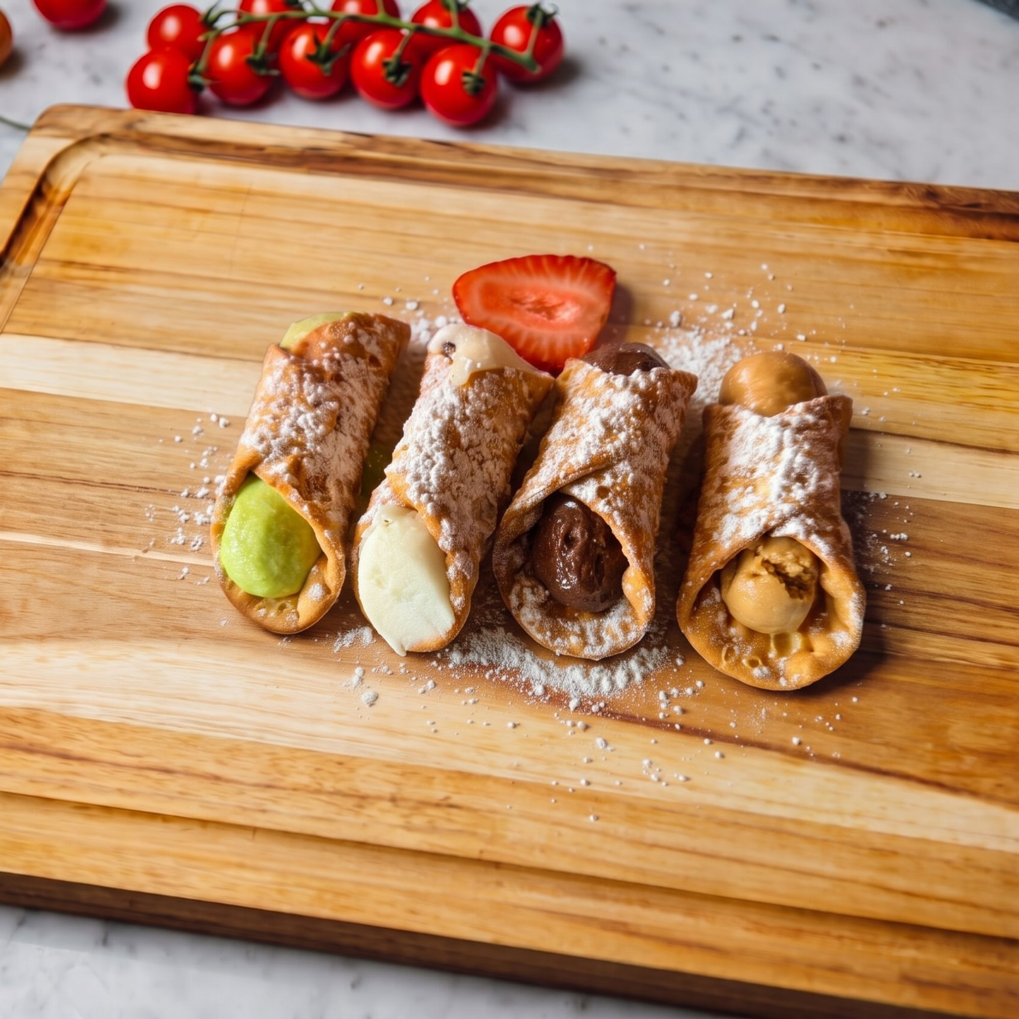 Pistachio Cannoli